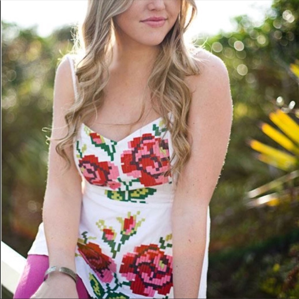 Judith March Cross-Stitch Rose Dress